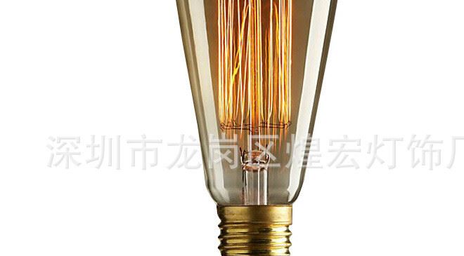 愛(ài)迪生燈泡 創(chuàng)意藝術(shù)裝飾白熾燈鎢絲燈E27螺口個(gè)性復(fù)古電燈泡光源示例圖5