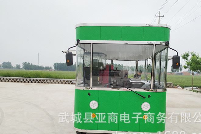 電動小吃車多功能四輪餐車移動早餐快餐油炸燒烤冷飲車美食車房車示例圖17