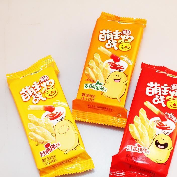 小王子萌主戰醬薯條薯片整箱2000g 4斤酥脆休閑零食品小吃示例圖2