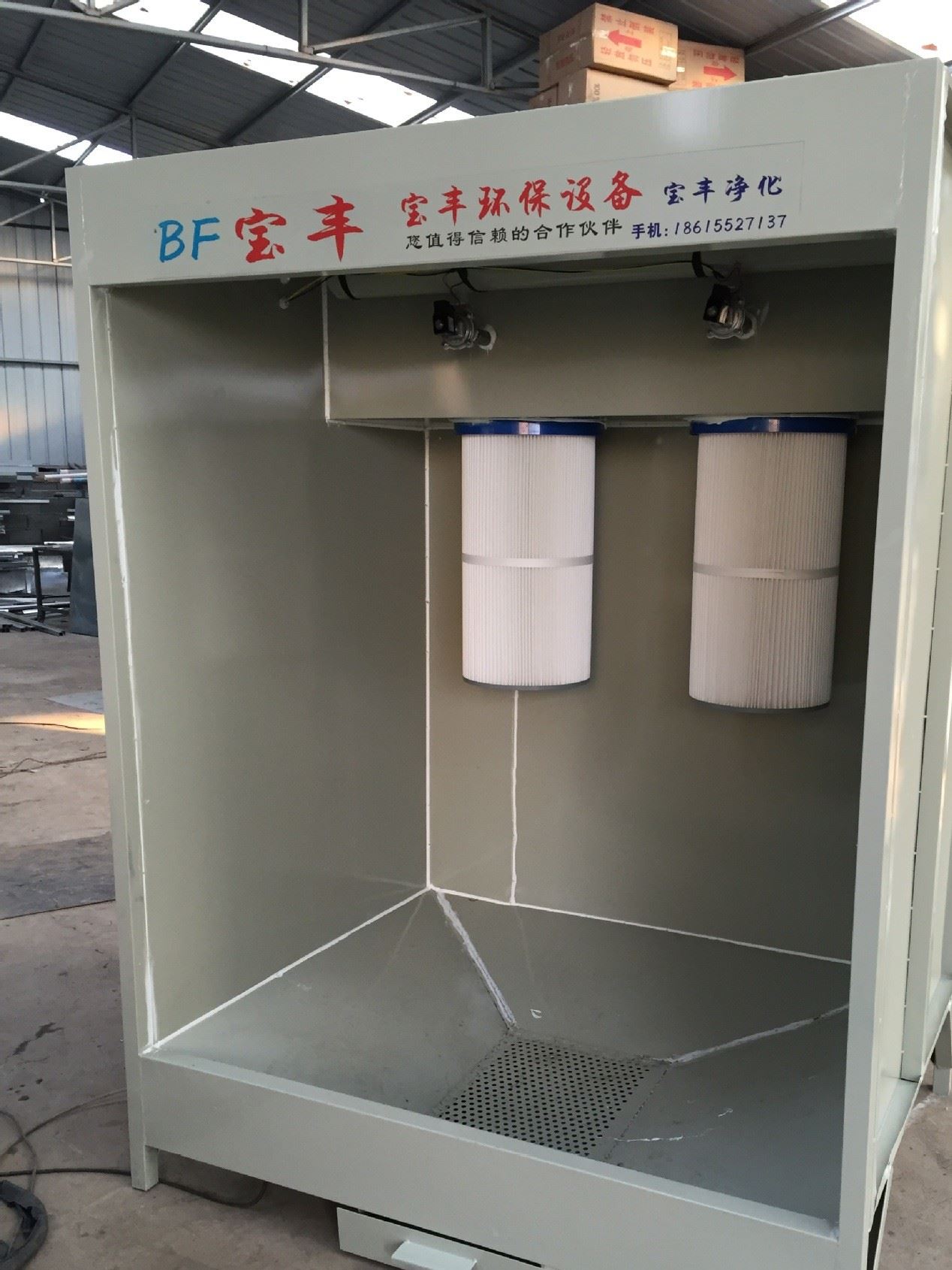 無塵打磨柜 無塵打磨臺 吸塵箱 立式除塵柜 側(cè)吸式除塵打磨臺示例圖6
