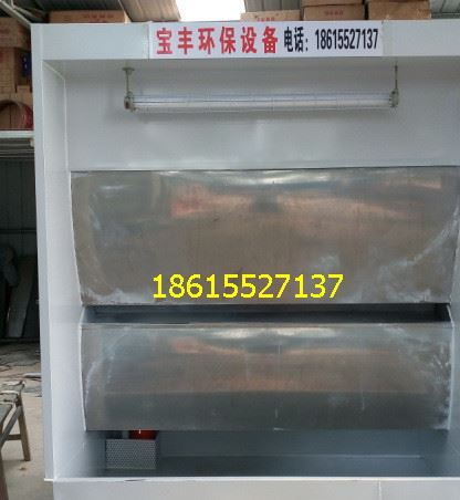 水簾柜  噴漆水簾柜  水濂柜  油漆柜  水簾噴漆臺  噴油柜示例圖4