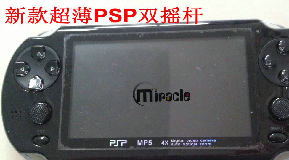 4.3寸超薄新款PSP雙搖桿 GAMETA 掌機MP5示例圖2