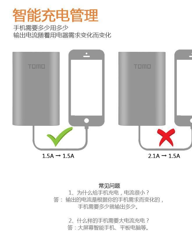 正品TOMO 旺季促銷移動(dòng)電源 通用手機(jī)更換18650電芯充電寶 充電器示例圖8