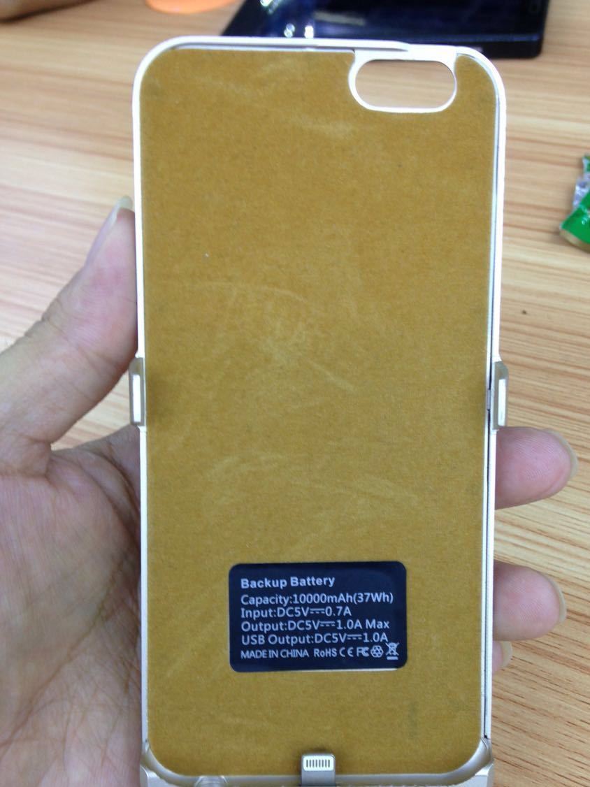 蘋果iphone6 6s背夾4.7屏幕 夾電池專用充電寶無線移動電源手機殼示例圖1