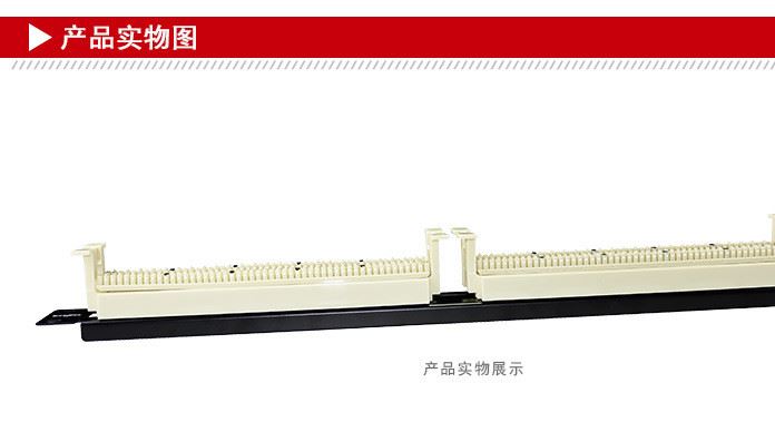 tengfei100對(duì)110語(yǔ)音跳線架 RJ11電話配線架 含模塊 符合19寸機(jī)架示例圖8