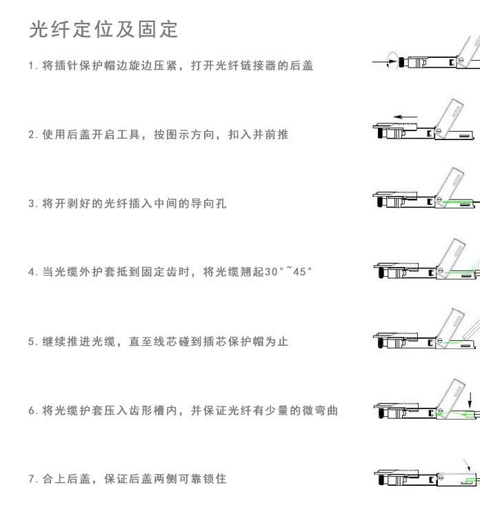 SC冷接子 預埋式快速連接器 SC光纖快速連接器SC接頭預埋式冷接子示例圖7