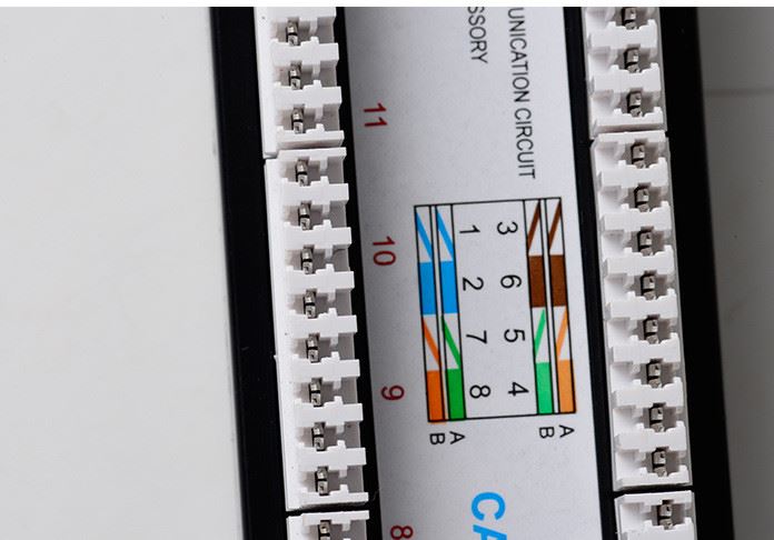 tengfei騰飛六類非屏蔽24口網(wǎng)絡(luò)千配線架 工程網(wǎng)線 綜合布線工具示例圖13