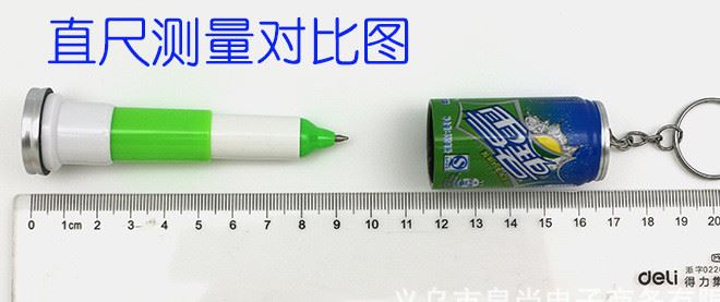 廠家直銷可樂筆 創(chuàng)意圓珠筆可愛旺仔伸縮筆 王老吉筆 藍色圓珠筆示例圖7