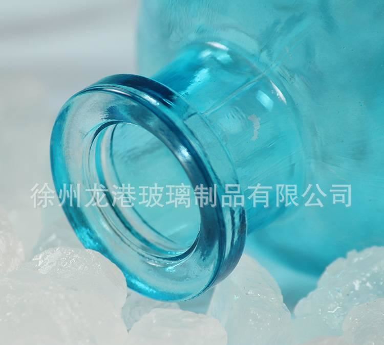 玻璃瓶軟香薰瓶木塞彩色水培插花瓶示例圖5