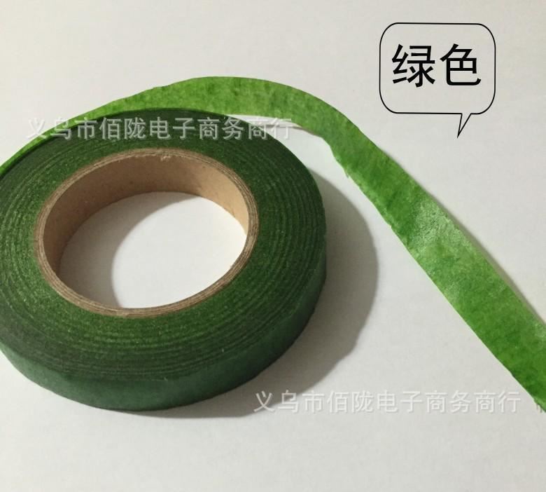 廠家直銷紙藝專用綠色膠帶 手工DIY紙膠布 花藝彩色膠帶批發(fā)示例圖5