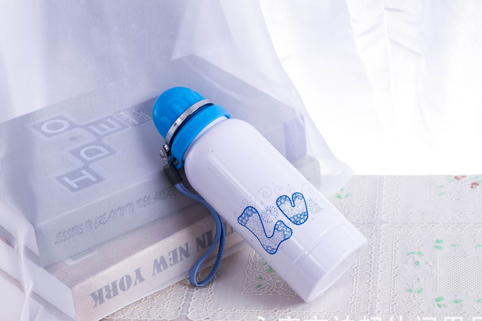 廠家直銷保溫杯不銹鋼帶吸管保溫水壺保溫水杯子雙蓋保溫瓶示例圖9