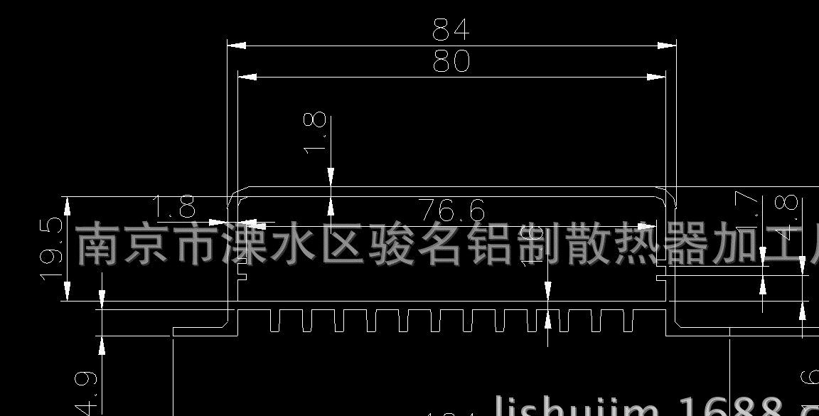 太陽能路燈控制器鋁外殼示例圖2