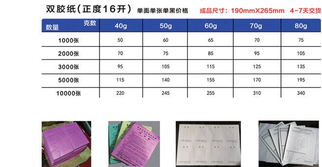 紅招貼單色印刷 黑色單色印刷 招貼單 小紅紙 雙膠紙宣傳單示例圖2