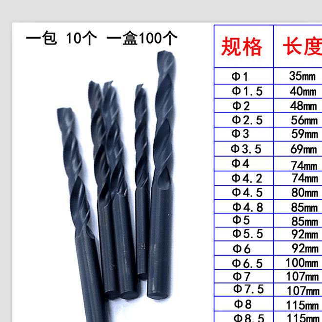 全磨制麻花鉆金屬鋼板鉆頭鉆頭開孔器鐵打孔鋁金屬擴打孔鉆孔示例圖3