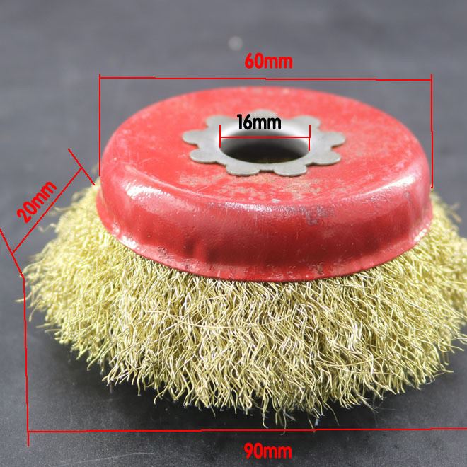 碗型鋼絲輪金屬鋼絲刷除銹機(jī)角磨機(jī)打磨碗形電動(dòng)工具配件加厚示例圖6
