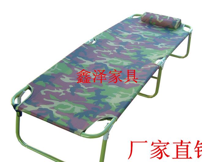 鑫澤家具供應(yīng) i鐵管折疊床 戶外行軍床 沙灘床 陪護(hù)午休床示例圖7