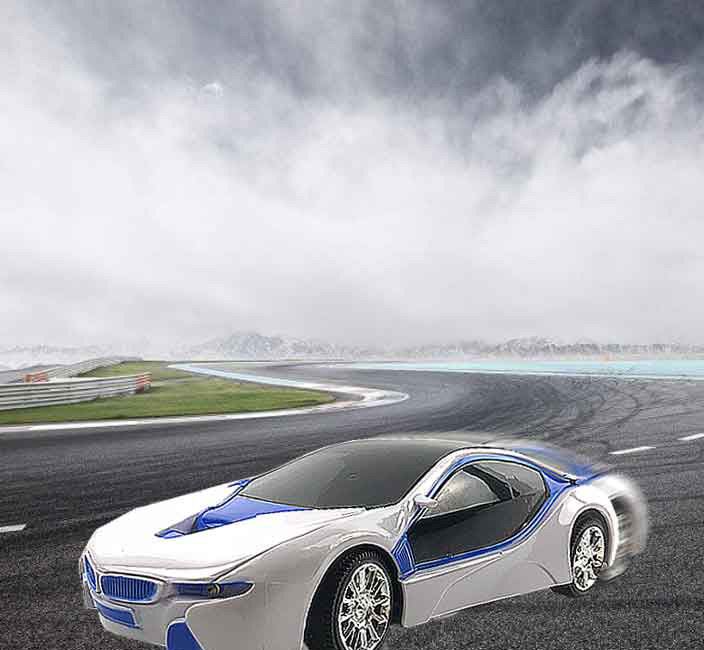 遙控車玩具四色可選1:18仿真四通快速漂移遙控車 兒童玩具車模型示例圖3