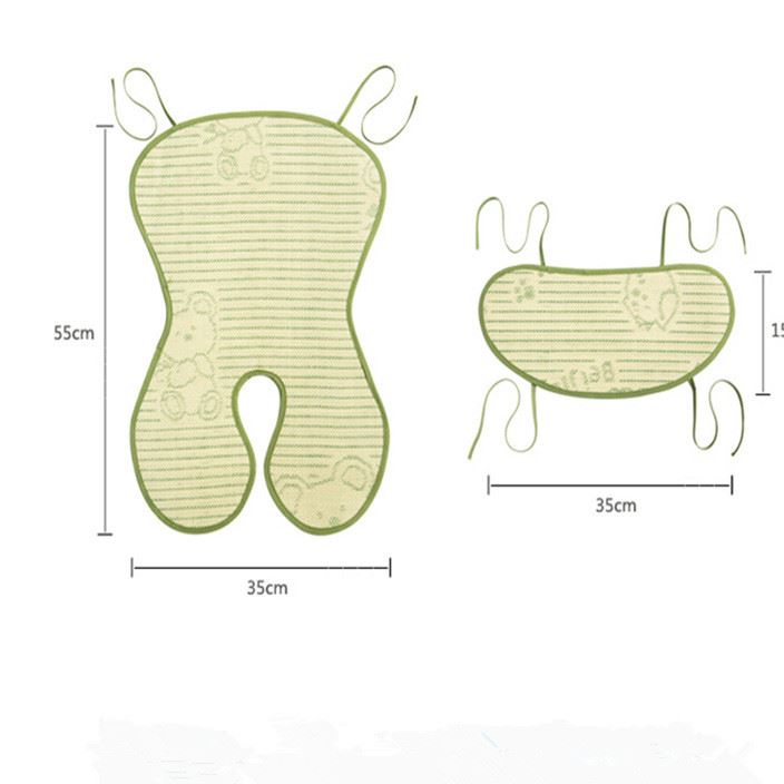 思安汽車兒童安全座椅涼席 夏季涼墊涼席示例圖1