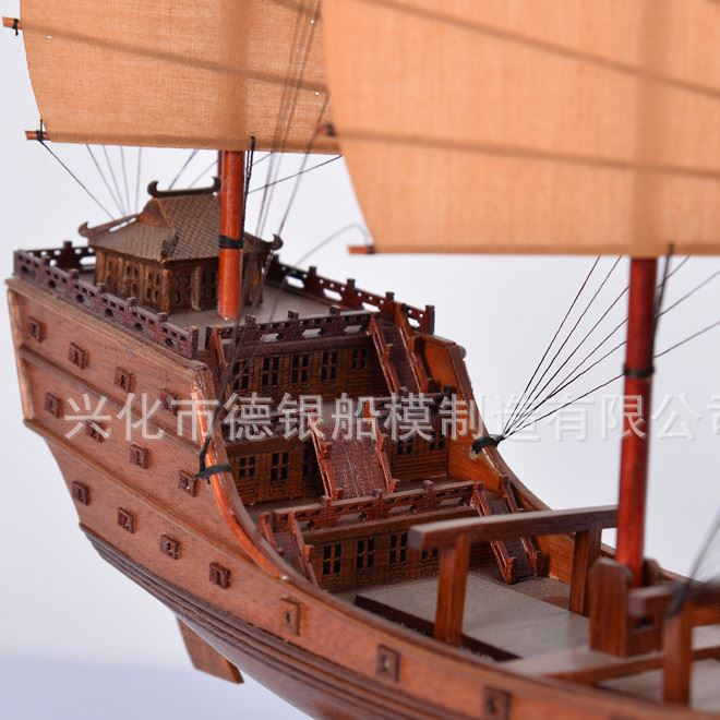 廠家供應(yīng)時(shí)尚個(gè)性木制小船擺件 木船模型擺件 帆船木船模批發(fā)示例圖10