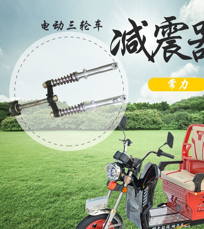 電動(dòng)減震器（常力）前減震器 電動(dòng)車仿液壓減震前叉可定制示例圖1