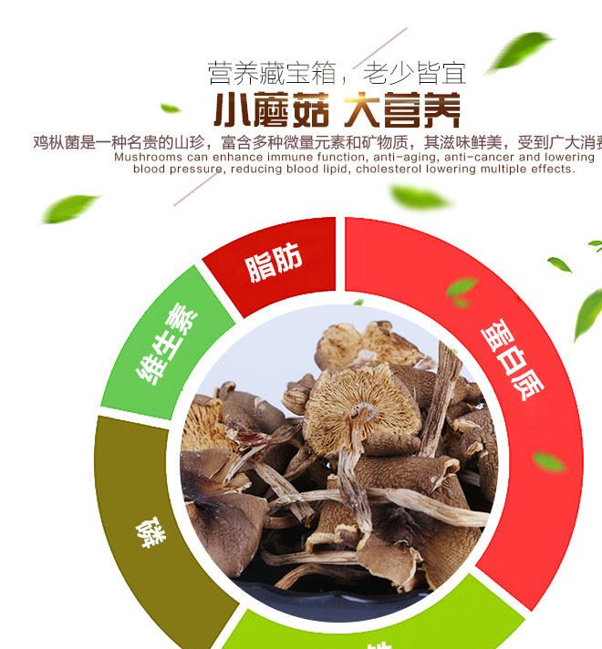 云南特產(chǎn)雞樅 食用菌雞樅菌 300g/箱 原產(chǎn)地直銷雞樅干片示例圖8