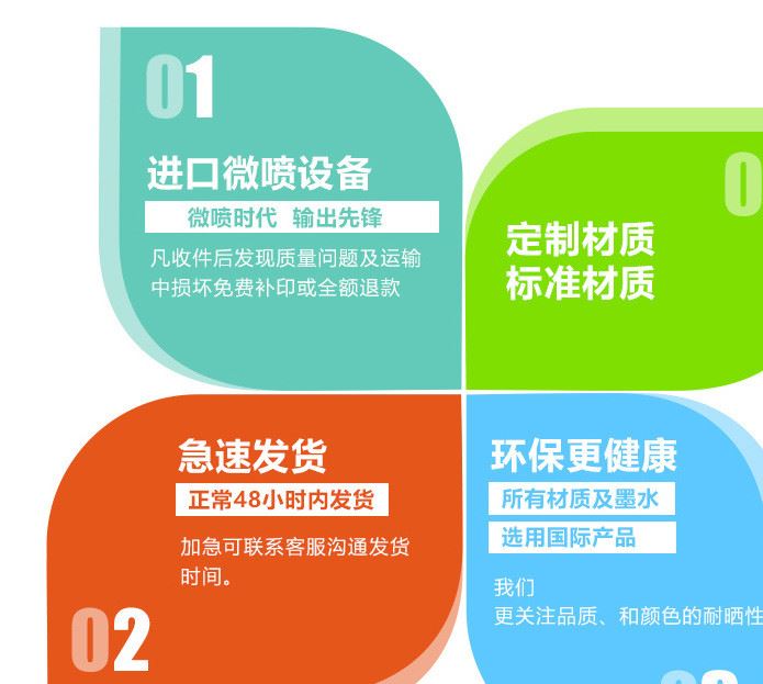 高清戶外噴繪寫真廣告布背膠燈箱片kt板高精戶外背膠（過膜）示例圖3