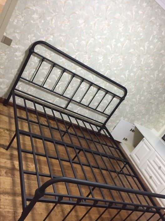 簡約兒童鐵藝雙人床 家用客棧創意公主床 歐式美觀公主鐵藝床示例圖40