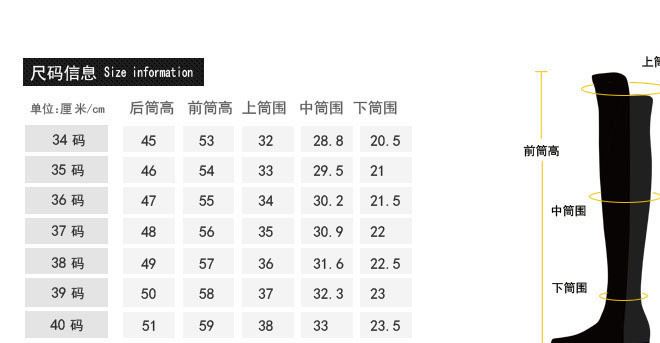 高端定制1:1小辣椒真皮過膝蓋長(zhǎng)靴彈力女靴過膝靴長(zhǎng)筒靴高筒女鞋示例圖25