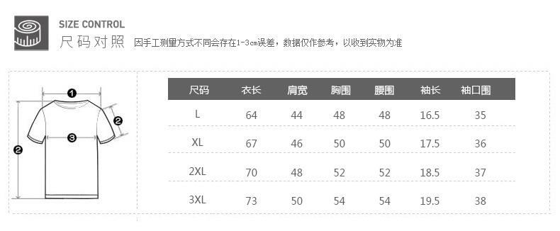 2017春夏新款男士短袖t恤 圆领色修身打底男装短袖T恤批发示例图6