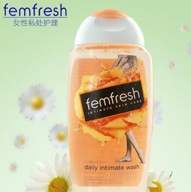 整箱批發(fā) 澳洲femfresh芳芯女性洗液護(hù)理液洋甘菊250ml 19.3示例圖5