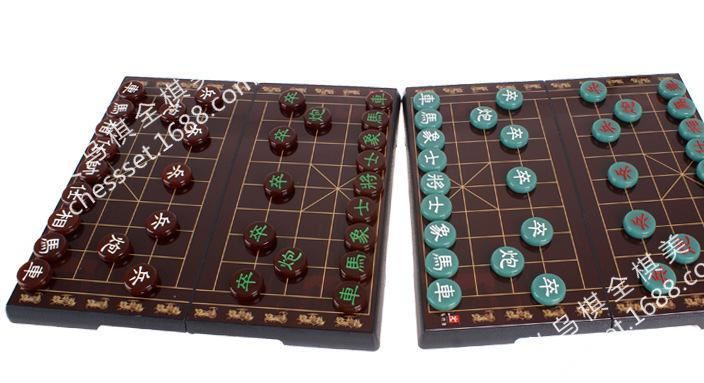 批發(fā)先行者3公分中國象棋A-8 折疊影印棋盤 帶磁性棋子 益智便攜示例圖12