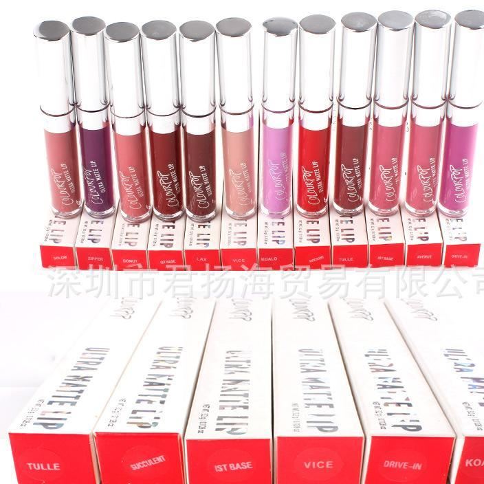 歐美新款Colour Pop Ultra Matte 超啞光液體唇膏唇彩12色外貿(mào)示例圖3