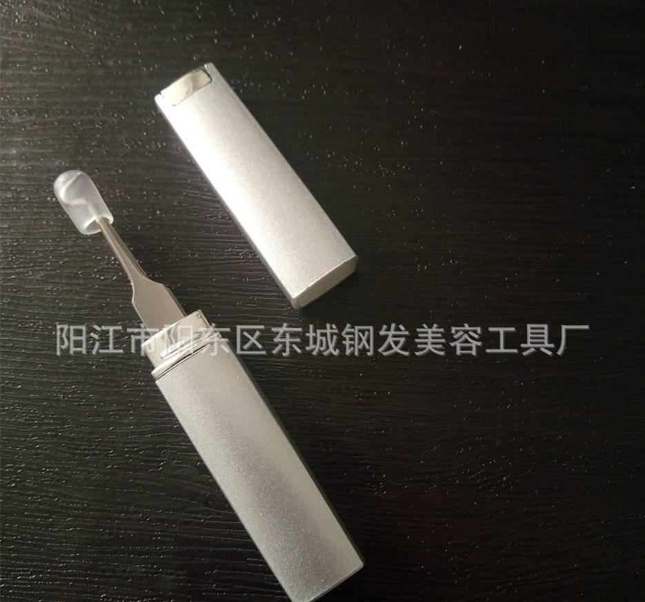 8.7CM弯头粉刺夹清痘去黑头粉刺针暗疮针工具不锈钢镊子细胞夹示例图1