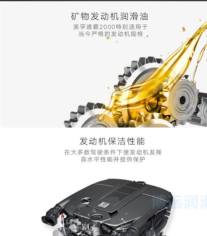 Mobil 美孚機(jī)油 速霸2000車用潤滑油5W-404L API SN級(jí) 半合成示例圖7