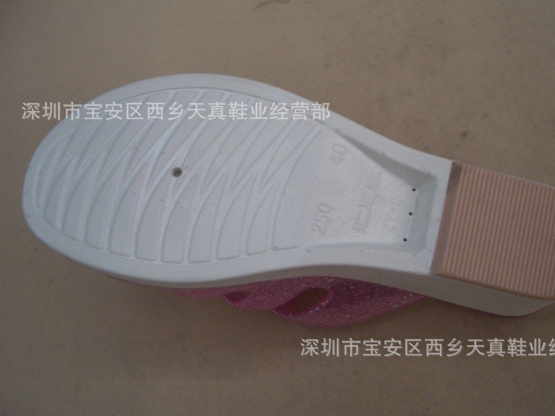 2016夏季新款韓版水晶閃粉女士坡跟涼鞋 舒適透氣鏤空涼拖鞋批發(fā)示例圖13