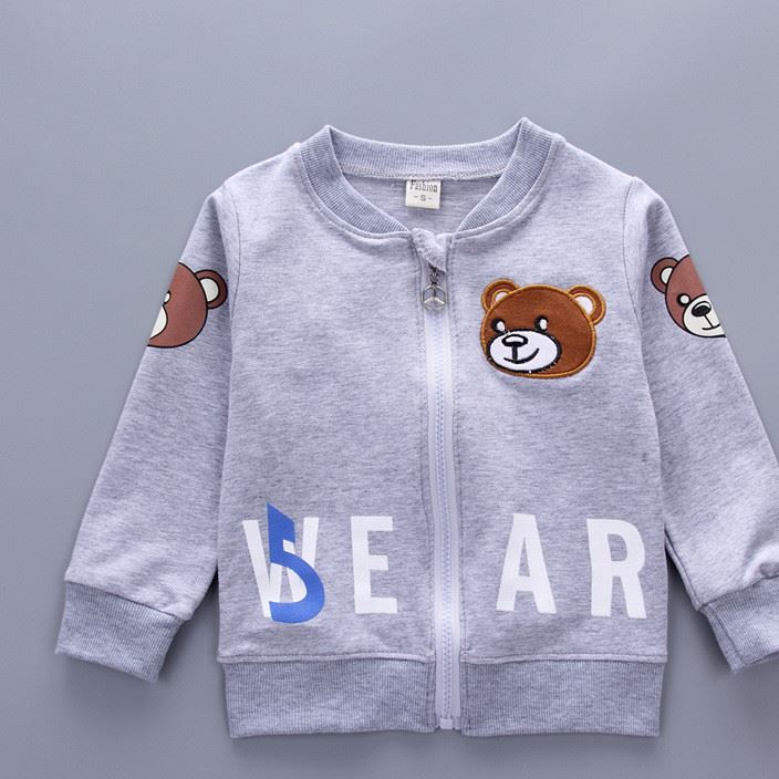 童裝男童春秋裝嬰幼兒寶寶0-1-2-3-4周歲兒童春季衣服三件套套裝示例圖3