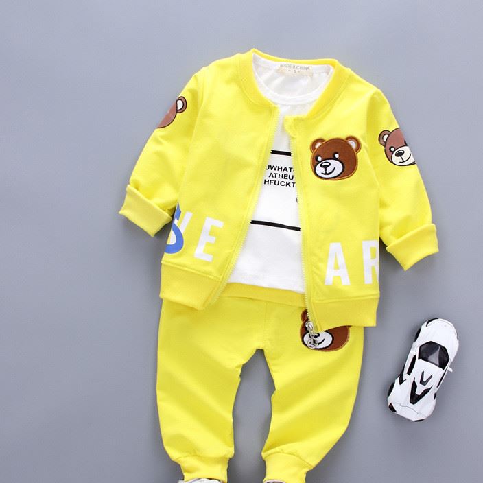 童裝男童春秋裝嬰幼兒寶寶0-1-2-3-4周歲兒童春季衣服三件套套裝示例圖12