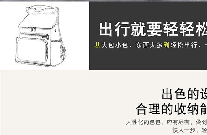 尼龍防水雙肩包大容量外出女包時尚媽咪包冬季新品收納媽咪包代發(fā)示例圖7