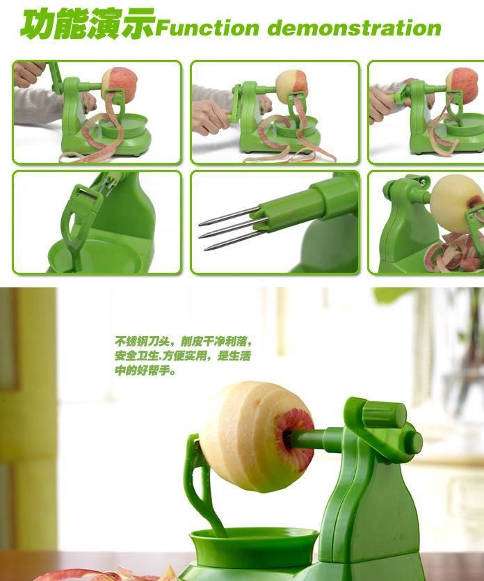 廠家直銷水果削皮器蘋果削皮器批發(fā)切果器切果刀 削皮機(jī)示例圖2