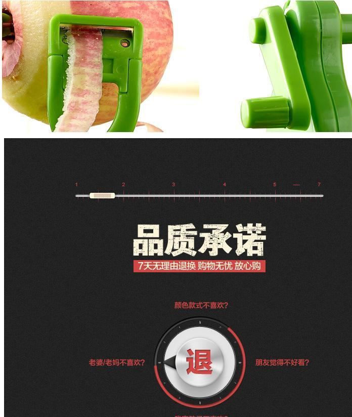廠家直銷水果削皮器蘋果削皮器批發(fā)切果器切果刀 削皮機(jī)示例圖4