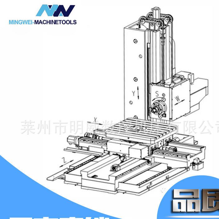 卧式数控机床龙门加工中心 mvt-125卧式镗铣床 龙门加工中心光机