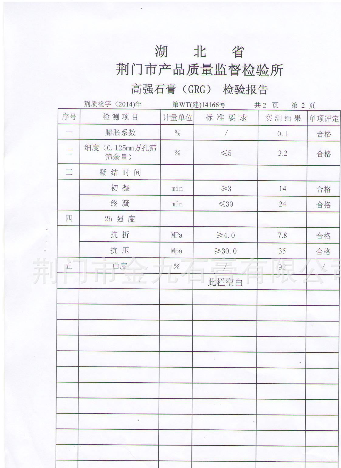 特級白石膏粉 裝飾石膏粉 高強度GRG天花吊頂石膏粉示例圖15