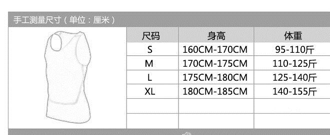 运动PRO 男子训练紧身背心 篮球健身跑步 排汗速干跑步背心衣服示例图3