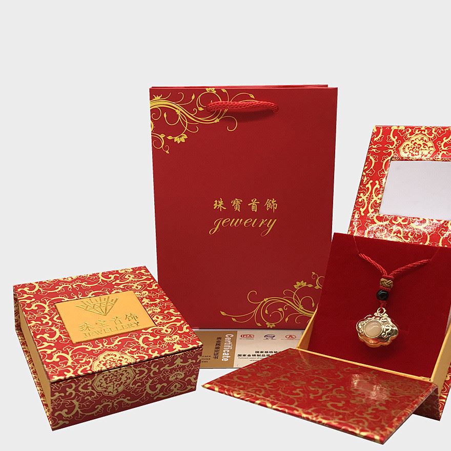 歐幣飾品 黃銅鍍金男女項鏈 福袋金鎖吊墜 活動促銷網(wǎng)店開業(yè)禮品示例圖1
