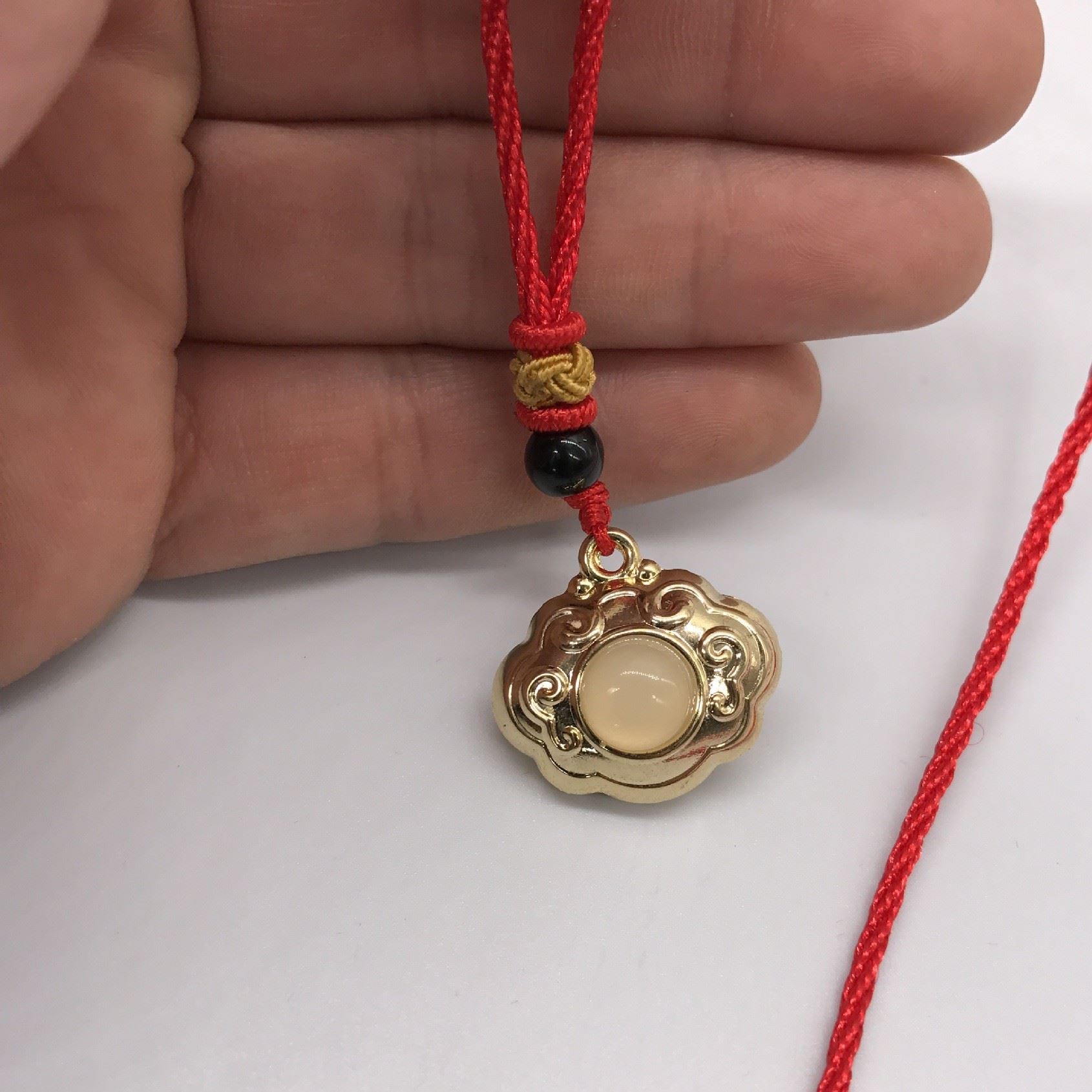 歐幣飾品 黃銅鍍金男女項鏈 福袋金鎖吊墜 活動促銷網(wǎng)店開業(yè)禮品示例圖3