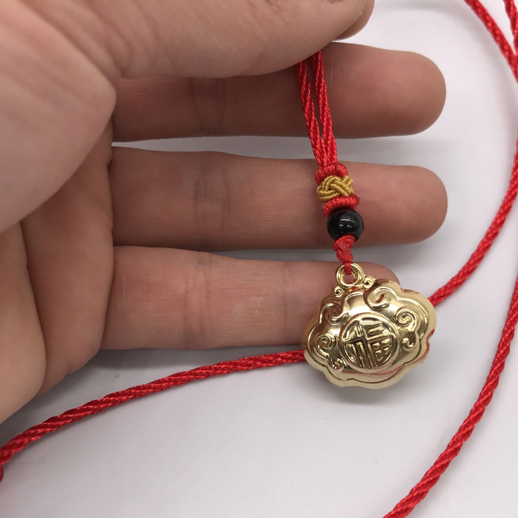 歐幣飾品 黃銅鍍金男女項鏈 福袋金鎖吊墜 活動促銷網(wǎng)店開業(yè)禮品示例圖4