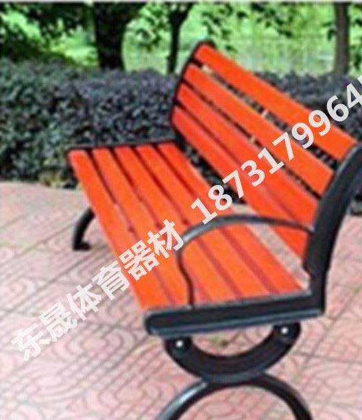 廠家直銷戶外休閑椅公園實木休閑座椅長凳板凳園林椅扶手靠背座椅示例圖3