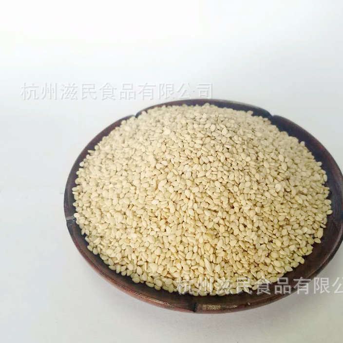 白芝麻仁脫皮白芝麻仁 谷磨粉食品 雜糧面包烘焙原料食品芝麻仁示例圖7