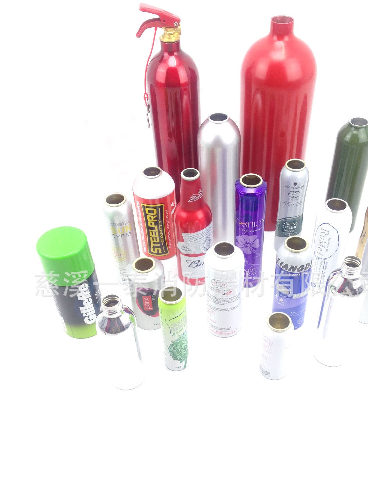 工廠直銷一泰鋁罐 消防器材 滅火器罐 化妝瓶 飲料瓶 汽車用品罐示例圖10