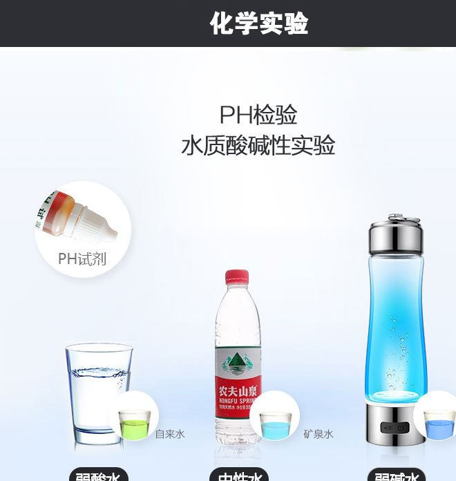 量子富氫水杯水素水杯負(fù)離子電解杯智能便攜式養(yǎng)生水杯隨手杯示例圖2